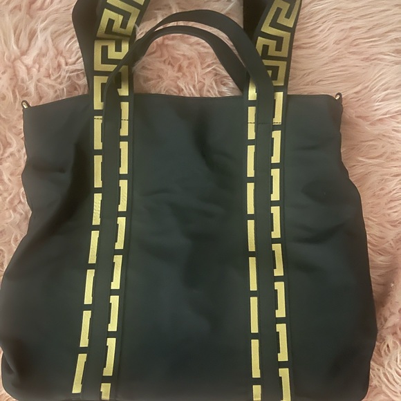Versace Parfums Weekender Tote Bag with Detachable Strap & Dust Bag, New - Picture 2 of 2